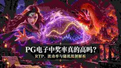 PG电子中奖率真的高吗？RTP、波动率与随机机制解